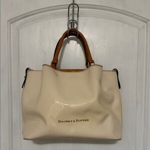Dooney & Bourke Cream Satchel